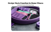 Pilates Ring, Stretching Fitness Set, Home Exercise Accessories, Elastic Bands