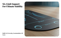 Intelligent Ab Wheel, Four-Wheel, Auto Rebound, Six-Elbow Support, Wide Rollers, Abdominal Training Gear
