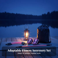 Fitness Resistance Band Set, Leg Strength Training, Glute Stretching, Multi-Scene Exercise Accessory