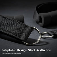 Fitness Rope Elastic Band Set, Foam Handle, Door Anchor, Foot Strap, Multi-Accessory Kit