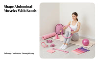 Leg elastic Band, Pilates sphere, stretching Exercise Set, Home Fitness Equipment, Glute Training Kit