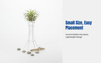 Minimalist Air Stand, Iron Tillandsia Holder, Desktop Hydroponic Rack, Clean Design