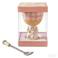 Creative Hare Base Glass, Cute Goblet, High-Temperature Glazed Mug, Gift for Girls, Birthday, Valentine's Day, Bridesmaid, Companionship