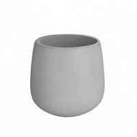 Cement Goblet Planter, Nordic Round Floor Pot for Balcony, Living Room