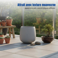 Nordic Cement Planter, Goblet Shape Flower Pot, Balcony, Living Room
