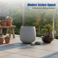 Nordic Cement Planter, Goblet Shape Flower Pot, Balcony, Living Room