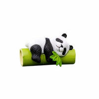 Cute Panda Toy, PVC Cartoon Figurine, Car Dashboard, Cake Decor