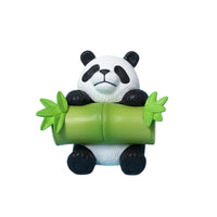Cute Panda Toy, PVC Cartoon Figurine, Car Dashboard, Cake Decor