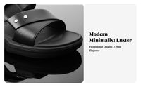 Men's Summer Sandals, Slip-On Breathable Beach Slides, Anti-Slip, Wear-Resistant, doubleWear relaxed Shoes