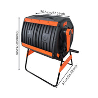 Outdoor Compost Bin Tumbler, Garden Foliage Fermenter, Storage Box