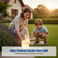 Cartoon Rabbit Solar Lawn Light, Outdoor Animal LED, Garden Landscape Decorative Lamp