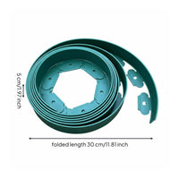 Modern Garden Edging Border, Flexible Grass-Stone Divider, PE Lawn Barrier, Garden