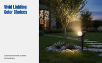 Solar Spotlight, Outdoor High-Intensity LED, Rainproof, Ground Stake, Garden, Yard Landscape Lighting
