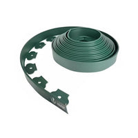 Garden Edging Border, L-Shaped Plastic Lawn Divider, Flexible Landscaping Strip, Grass Stone Separator