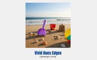 Kids Plastic Beach Sand Digging Tool, Colorful Play Sand Accessory, Random Color