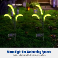 Solar LED Faux Foxtail Grass Stake Light, Outdoor Garden Lawn Decorative Lighting