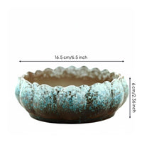 Lotus Flower Pot Large Diameter Planter With Drainage Hole Gardening Supply for Balcony