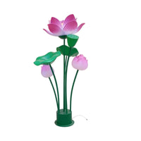 3D Simulated Lotus LED Light, Outdoor Waterproof Landscape Lamp, Pond, Lake, Garden Decoration