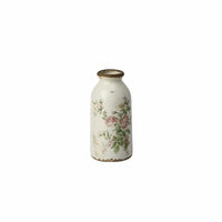 Crackle Glaze Ceramic Flower Vase, Vintage Design Planter, Decorative Pot for Lush Desktop Display