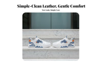 Men's athletic shoes 2025, Thick Sole Height Increasing informal Shoes, fashionable PU Leather, Lace-Up, Youth design