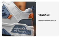 Men's athletic shoes 2025, Thick Sole Height Increasing informal Shoes, fashionable PU Leather, Lace-Up, Youth design