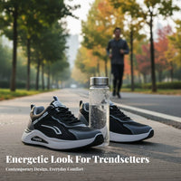 2025 New Men's informal Shoes, Breathable Leather Running Shoes, Non-Slip Athletic shoes for All Seasons