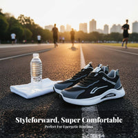 2025 New Men's informal Shoes, Breathable Leather Running Shoes, Non-Slip Athletic shoes for All Seasons