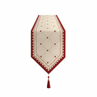 Christmas New Year Table Runner, Red Chinese Style, Festive Decor, Coffee Table, TV Cabinet, Waterproof Decorative Cloth