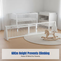Infant Safety Fence, Single-Sided Playpen, Home Toddler Guardrail, Living Room, Crawling Mat, 60cm Height