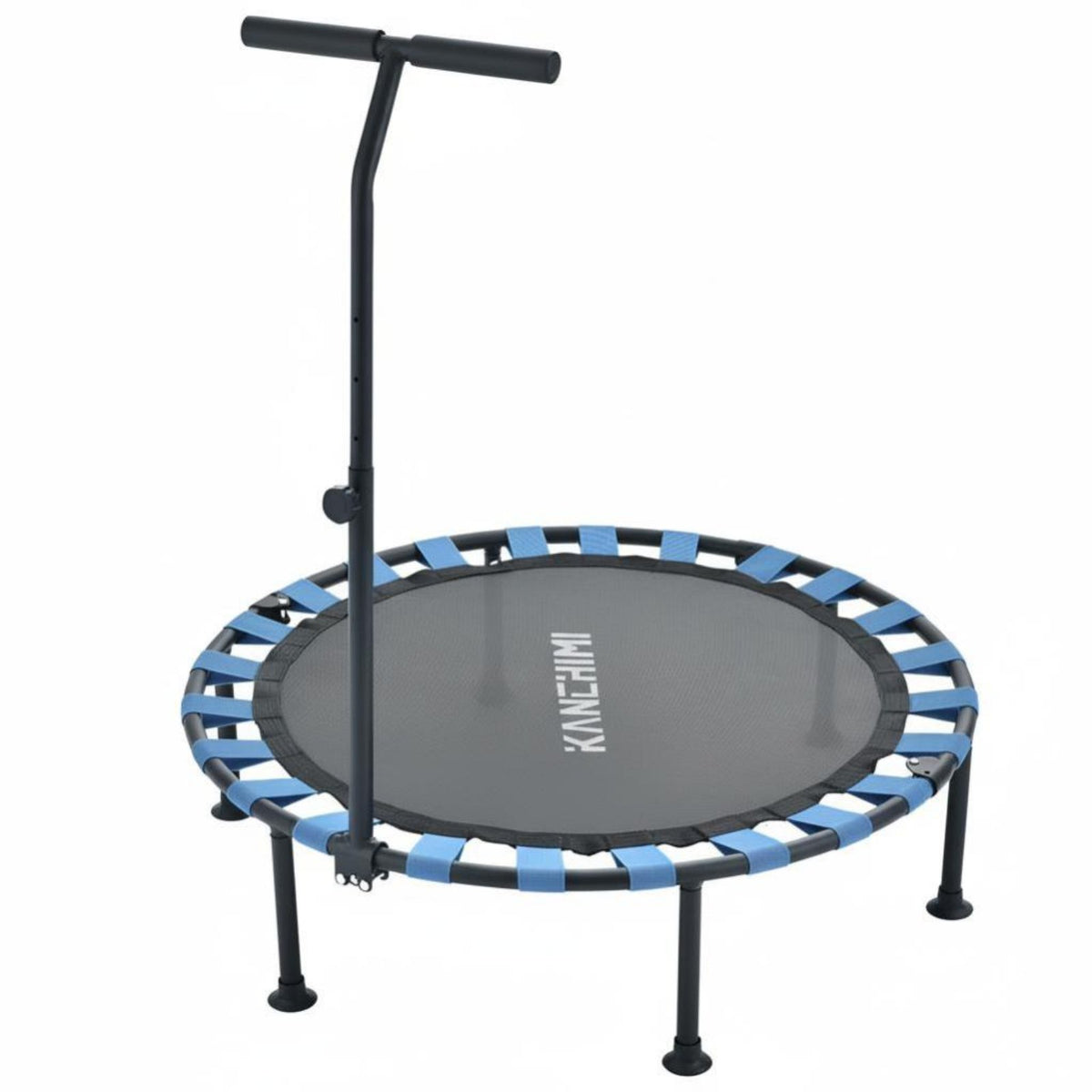 Trampoline for Adults and Kids, Indoor Fitness Rebounder, Home Exercise Jump Bed, Compact Border