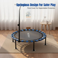Indoor Trampoline, Springless Bounce Bed, Thick Safety Cover, Family Use, Adults & Kids