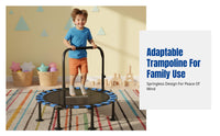 Indoor Trampoline, Springless Bounce Bed, Thick Safety Cover, Family Use, Adults & Kids