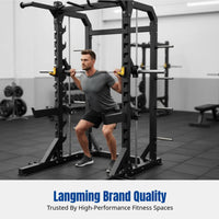 Fitness Machine Power Rack Multi-Function Leg Press Bench Press Adjustable Full Set