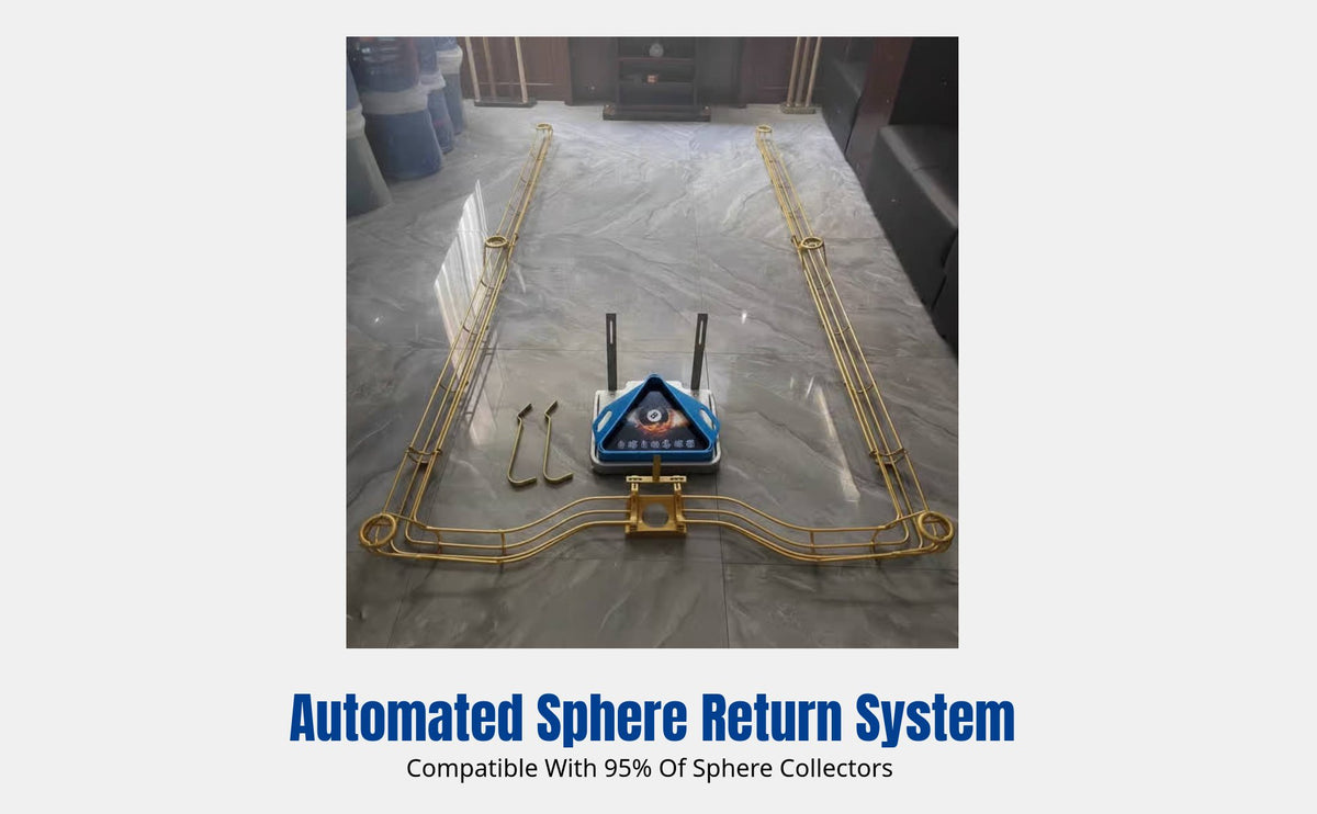 Billiard Ball Collector, Electric Lock Device, Automated Assistance, 24h Unattended, Shared Pool Table, Automatic Retrieval