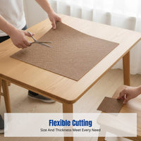 Table & Chair Leg Pads, Freely Cut Non-slip Mat, Soundproof Furniture Protector, Self-Adhesive, Multi-color