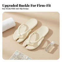 Travel Foldable House Shoes, Portable Non-Slip Sandals, Unisex Shower Flip Flops for Bathroom, Beach, Business Trip