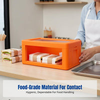 Insulated Food Grade Box, Commercial Visual Display, Transparent Lid, Large Capacity, Sandwich Stall, Hot & Cold Storage