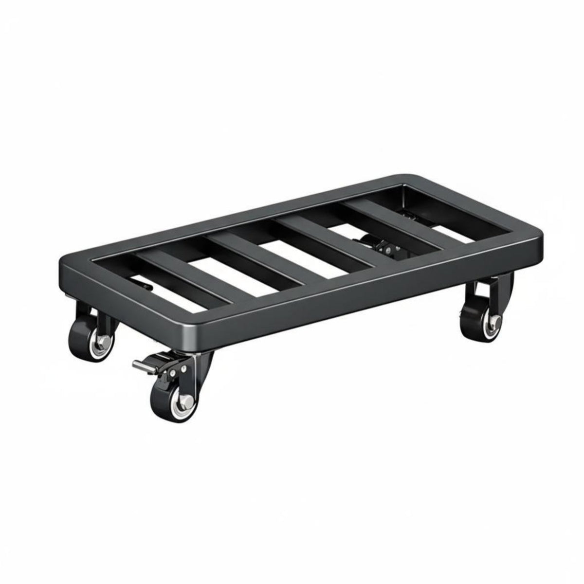 Indoor Stand with Casters, Movable Flower Pot Holder, Modern Metal Rolling Base for Balcony, Living Room, Storage Rack