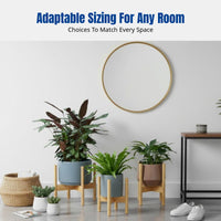 Nordic Bamboo Stand, Cross Frame Flower Pot Holder, Floor Storage Rack for Living Room and Balcony, Minimalist Decor