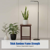 Bamboo Floral Display, Indoor Rack, Modern Floor Plant Holder for Living Room, Multi-Tier Storage Shelf