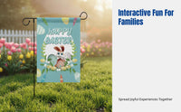 Polyester Garden Flag, Easter Decor, Outdoor Photo Backdrop, Random Design