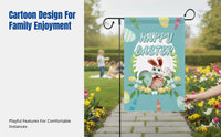 Polyester Garden Flag, Easter Decor, Outdoor Photo Backdrop, Random Design