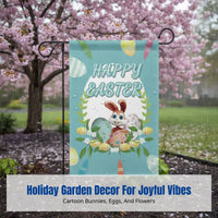 Polyester Garden Flag, Easter Decor, Outdoor Photo Backdrop, Random Design