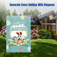 Polyester Garden Flag, Easter Decor, Outdoor Photo Backdrop, Random Design