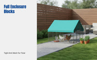 Outdoor Poultry Shed, Large Chicken House, Rainproof Shelter, Secure Enclosure, Easy Assembly