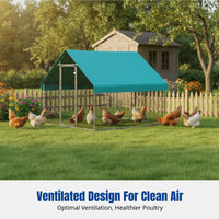 Outdoor Poultry Shed, Large Chicken House, Rainproof Shelter, Secure Enclosure, Easy Assembly