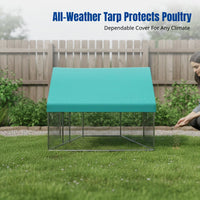 Outdoor Poultry Shed, Large Chicken House, Rainproof Shelter, Secure Enclosure, Easy Assembly