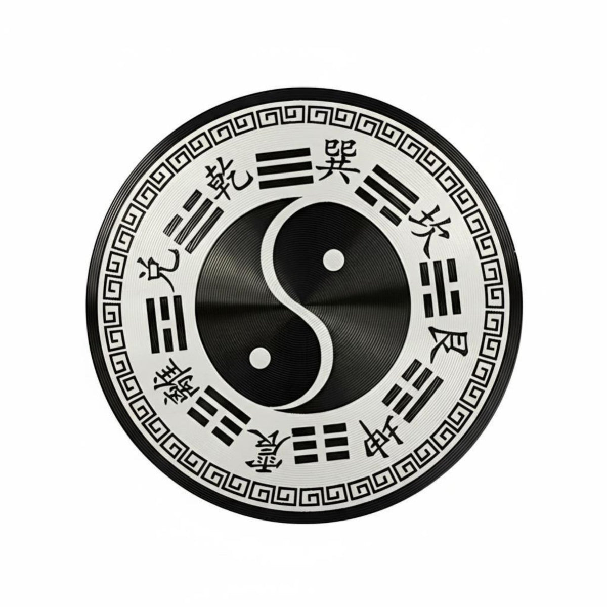 Bagua Plaque, Five Elements Feng Shui Door Blessing, Octagonal Sticker, 8cm, Home Use
