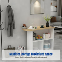 Small Apartment Bar Table, Nordic Partition Cabinet, Storage Shelf for Kitchen, Entryway