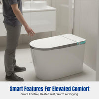 Smart Toilet, Automatic Bidet, Home, High Water Pressure, Large Seat, Warm Air